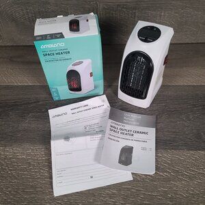 Ambiano Wall Outlet Ceramic Space Heater Portable Mini Plug In